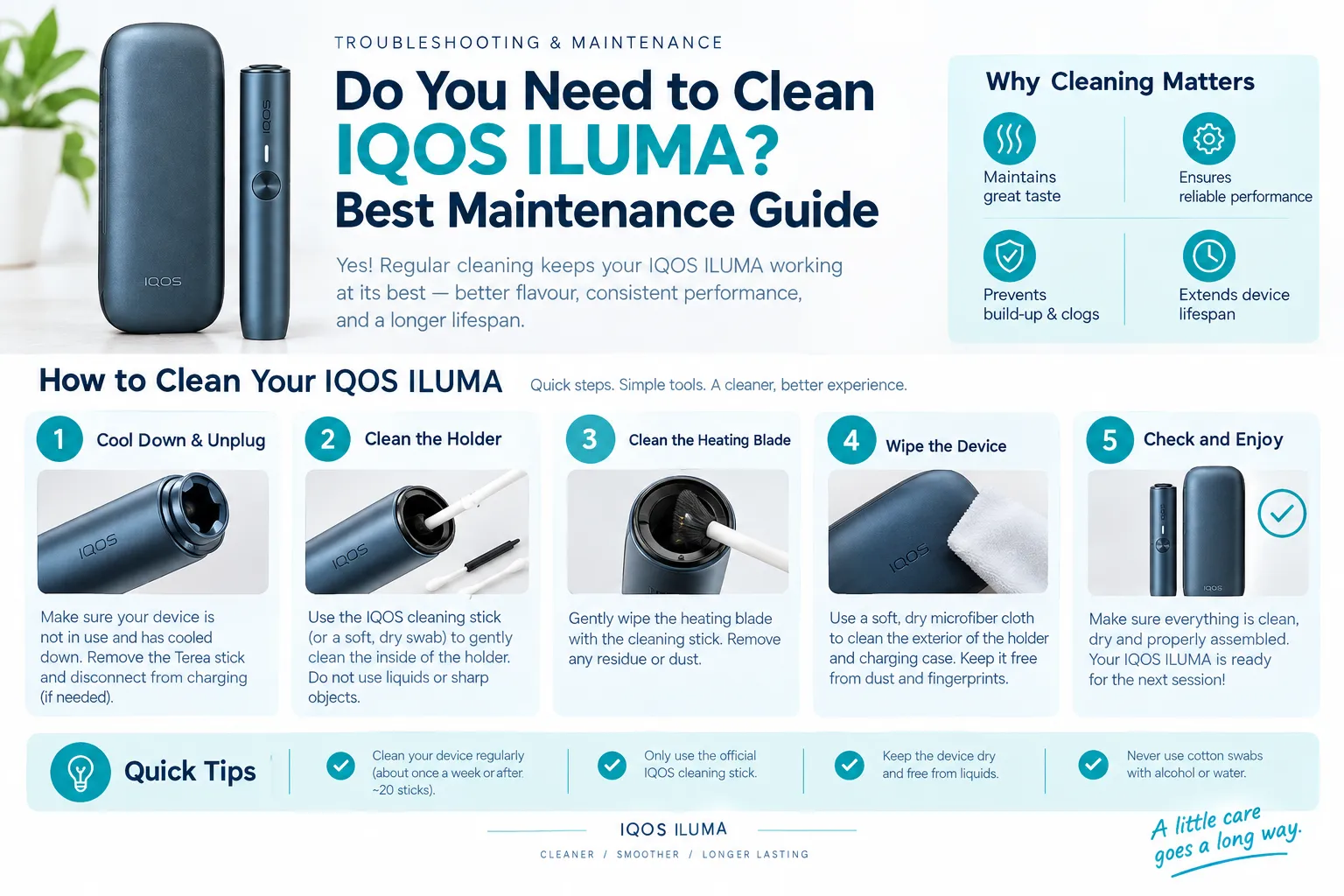 Do you need to clean IQOS ILUMA? Best Maintenance Guide