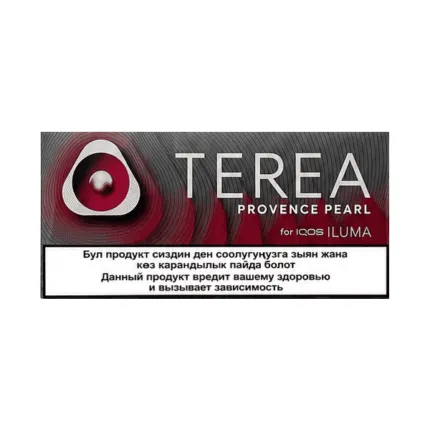 TEREA Provence Pearl Kyrgyzstan heated tobacco sticks pack for IQOS ILUMA on white background