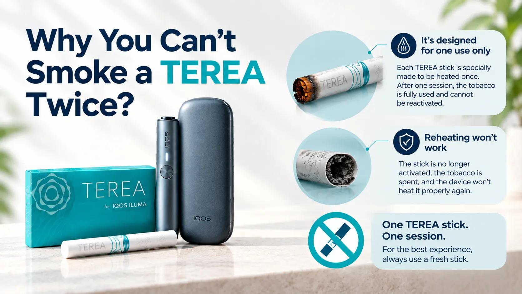 Can I smoke a TEREA twice? Let's reveal the truth for you