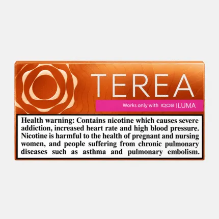IQOS TEREA Amber Italy heated tobacco product pack