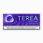 IQOS TEREA Purple Wave Tajikistan purple tobacco stick pack with nicotine warning